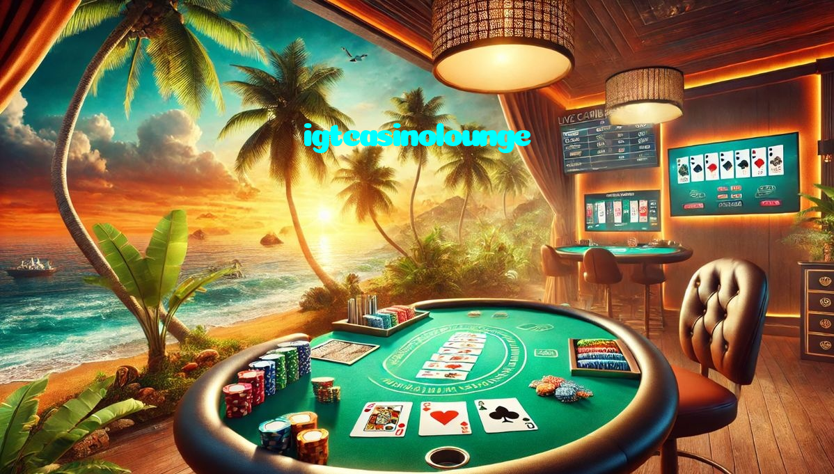igtcasinolounge casino presented on mobile device in Pakistan with slots and live games